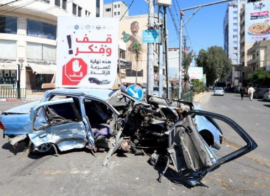 احصائية أسبوع من الحوادث في غزة